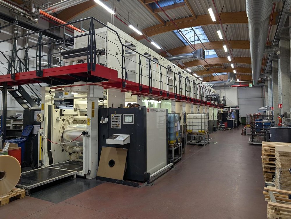 Windmöller & Hölscher Heliostar GL, 2007, 8-colour rotogravure press